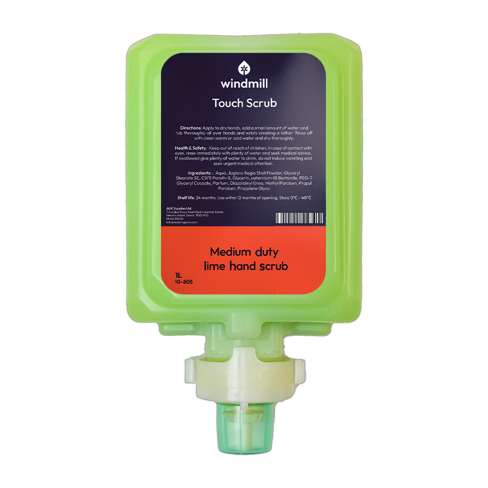 Windmill - Touch Scrub - Medium Duty Lime Hand Scrub - 1L